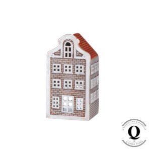 Talolyhty Amsterdam – harmaa keraaminen talolyhty 16 cm