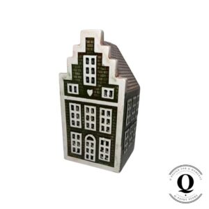 Talolyhty Amsterdam – vihreä keraaminen talolyhty 16 cm